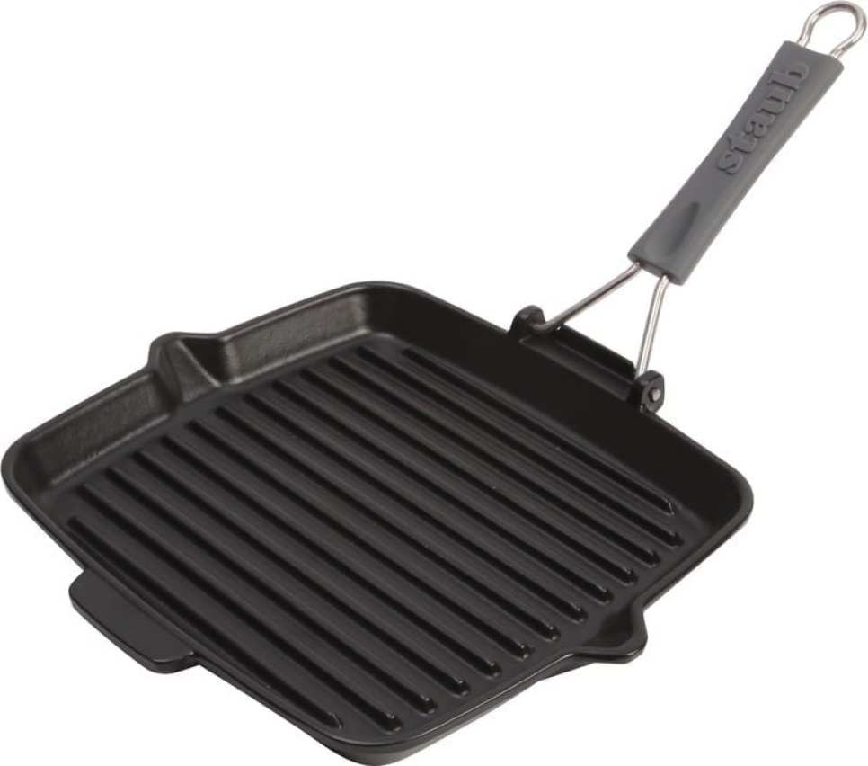 Grillpanne i støpejern, 24x24 cm - Staub i gruppen Matlaging / Stekepanne / Grillpanner hos The Kitchen Lab (1418-12932)