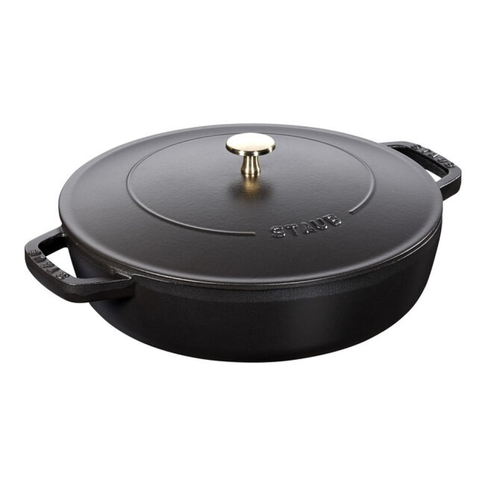 Traktørpanne, Chistera, Svart - Staub - 28 cm i gruppen Matlaging / Stekepanne / Traktørpanner hos The Kitchen Lab (1418-13072)