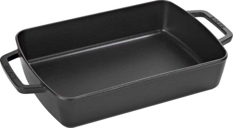 Ildfast form i støpejern, 30x20 cm, sort - Staub i gruppen Matlaging / Former og Kantiner / Former til ovn hos The Kitchen Lab (1418-13098)