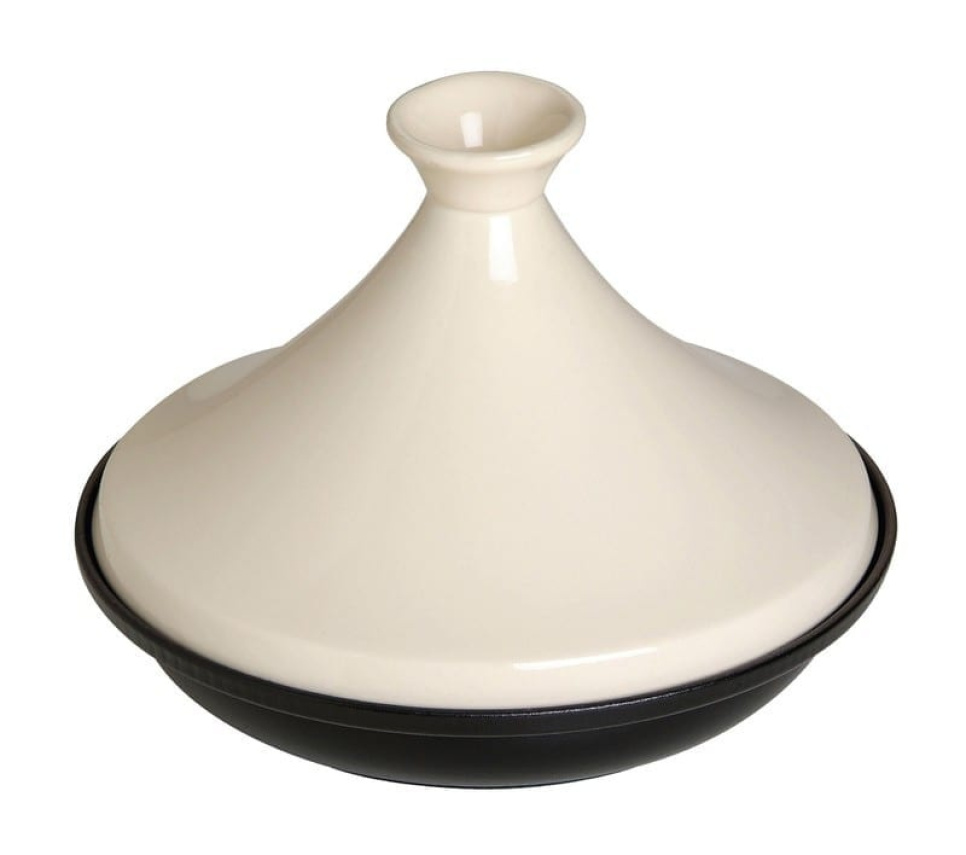 Tajine i støpejern, 20cm, Sort/krem - Staub i gruppen Matlaging / Panner og Gryter / Taginegryter hos The Kitchen Lab (1418-13100)