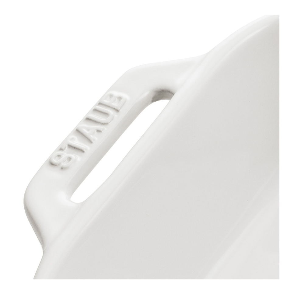 Rektangulær form, hvit - Staub - 34 x 24 cm Rektangulær form, hvit - Staub - 34 x 24 cm