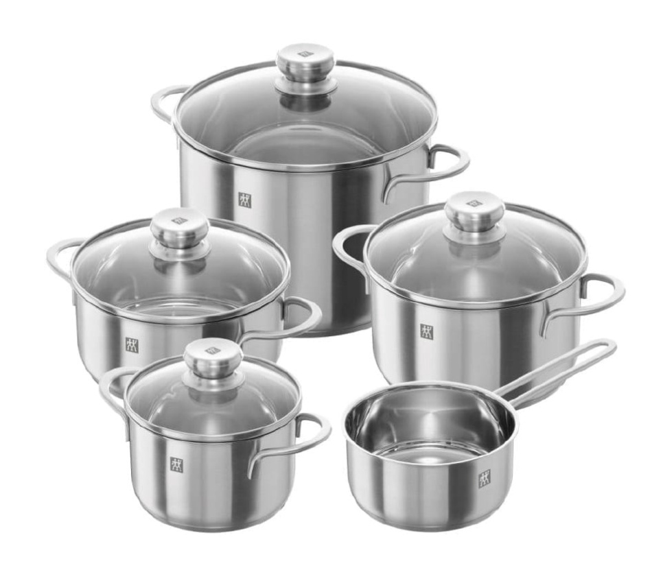 Grytesett med 4 gryter + panne - Zwilling Twin Nova i gruppen Matlaging / Panner og Gryter / Gryter hos The Kitchen Lab (1418-13893)