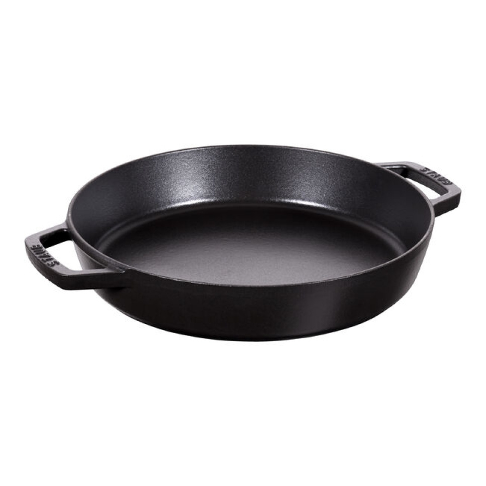Stekepanne med To Håndtak, Svart - Staub i gruppen Matlaging / Stekepanne / Stekepanner hos The Kitchen Lab (1418-17682)