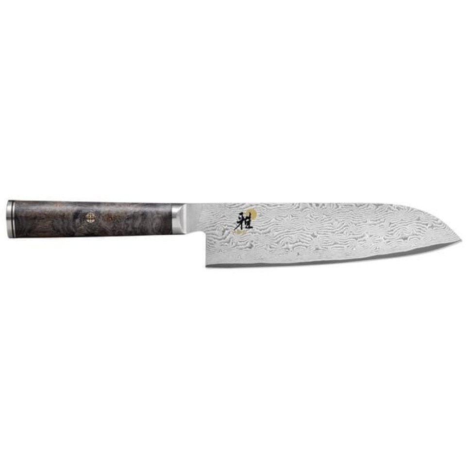 Santoku 18cm, 5000 MCD 67 med håndtak av svart lønn - Miyabi i gruppen Matlaging / Kjøkkenkniver / Santokukniv hos The Kitchen Lab (1418-27393)