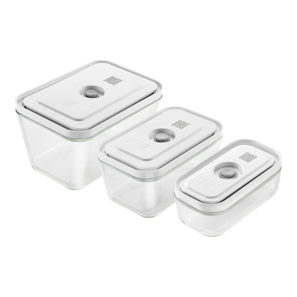Vakuumboks i Borosilikatglass, Fresh & Save, 3-pakning - Zwilling i gruppen Matlaging / Kjøkkenutstyr / Oppbevaring hos The Kitchen Lab (1418-27400)
