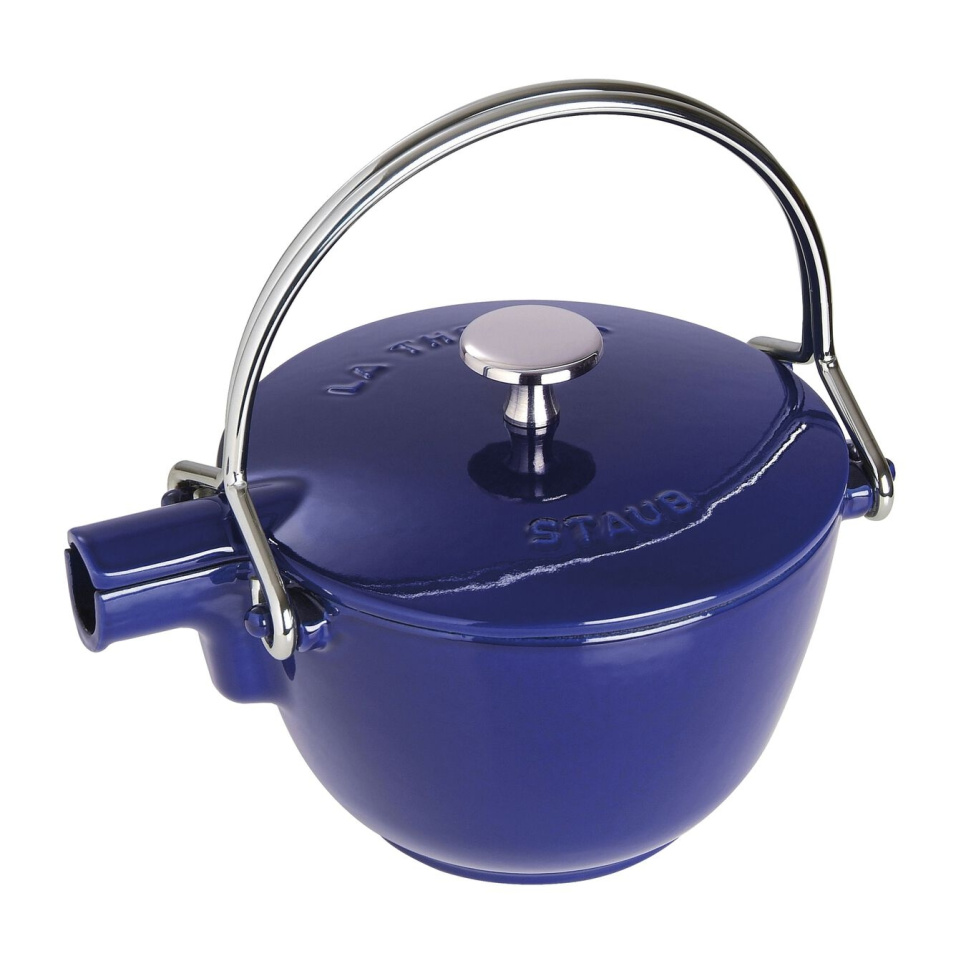 Teapot i støpejern, 1,15 liter, blå - Staub i gruppen Te og kaffe / Te / Tekanner hos The Kitchen Lab (1418-27422)