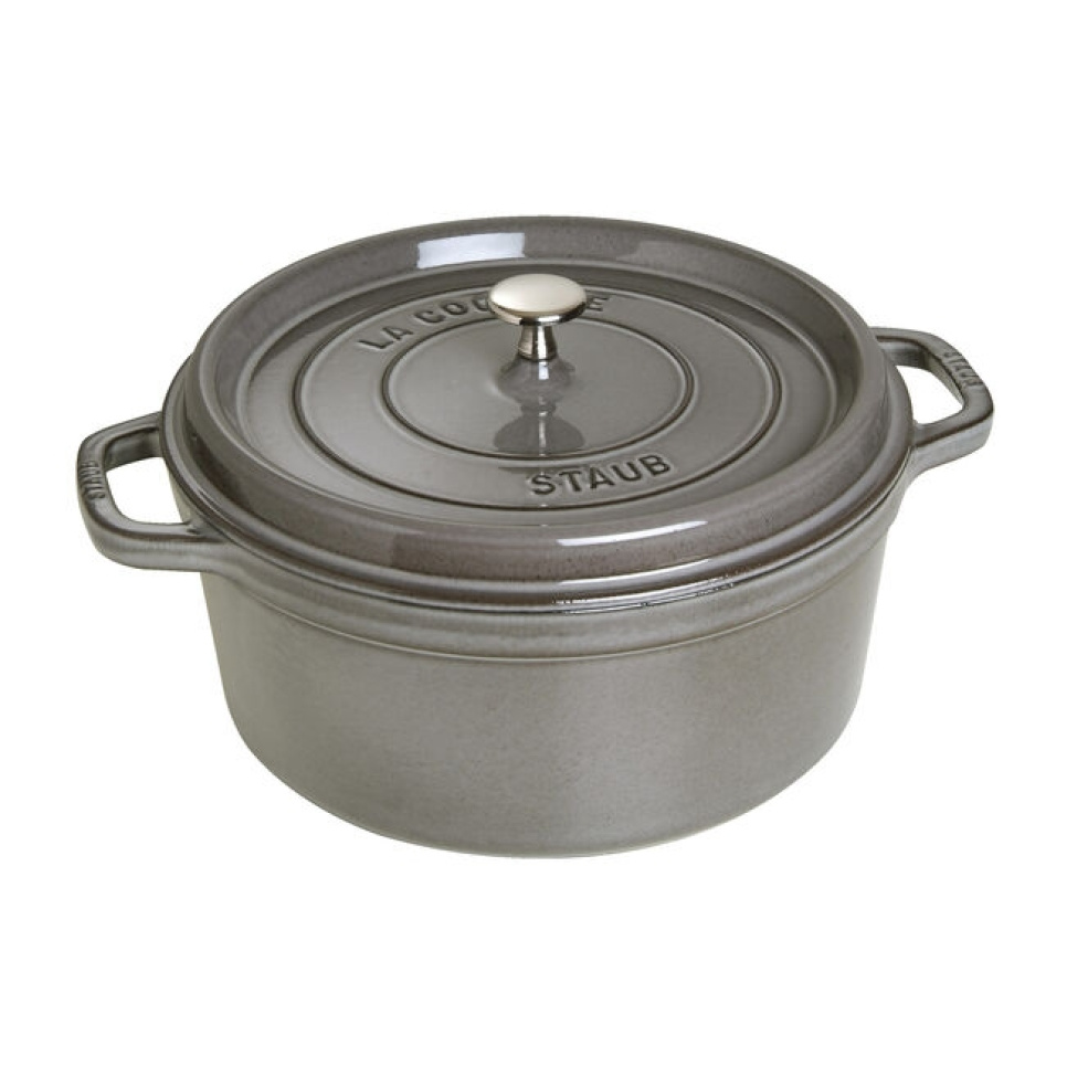 Emaljert Støpejernsgryte, Grå - Staub i gruppen Matlaging / Panner og Gryter / Gryter hos The Kitchen Lab (1418-36383)