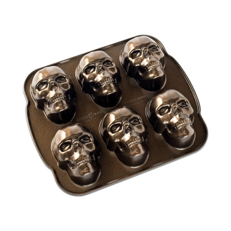 Bakeform Skull Cakelet - Nordic Ware i gruppen Baking / Bakeformer / Kakeformer hos The Kitchen Lab (1422-14040)