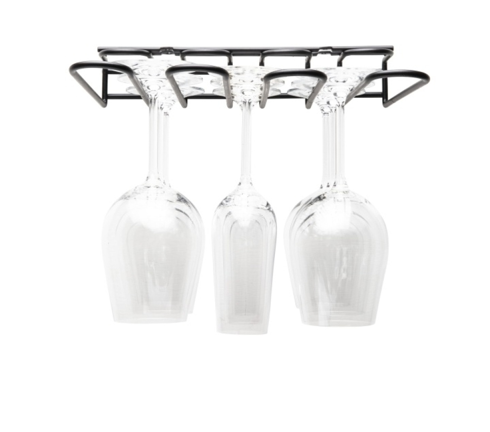 Glasshenger for takmontering, sort - Hahn i gruppen Bar og Vin / Tilbehør til vin / Glasshenger hos The Kitchen Lab (1422-22759)