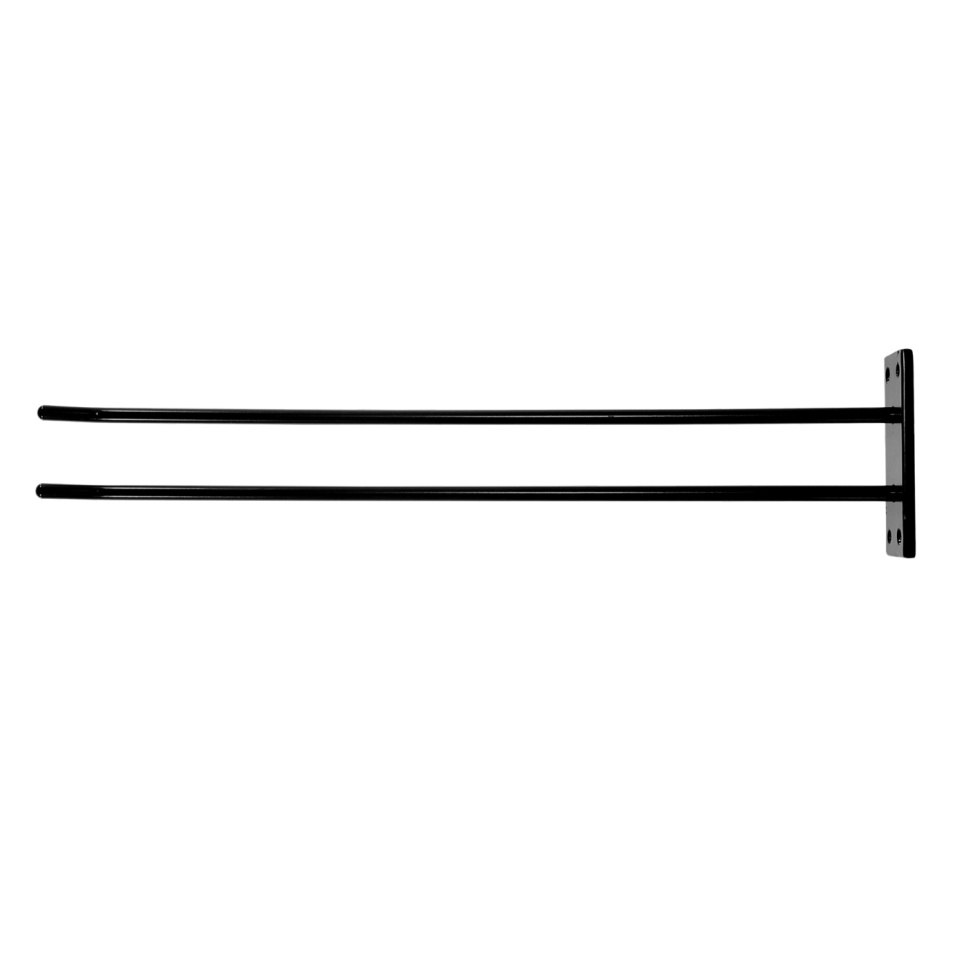 Glasshenger for veggmontering - svart, 4 glass - Hippie de Luxe Glasshenger for veggmontering - svart, 4 glass - Hippie de Luxe