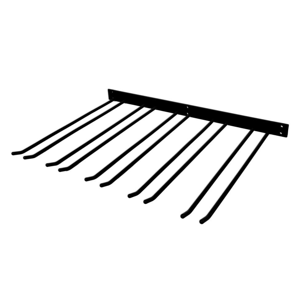 Glasshenger for veggmontering - svart, 20 glass - Hippie de Luxe Glasshenger for veggmontering - svart, 20 glass - Hippie de Luxe