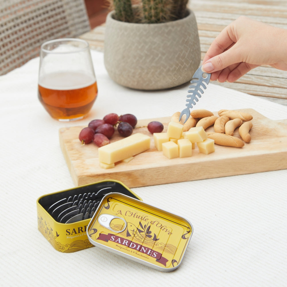 Snacksgafler, Sardiner, 6-pakning - Balvi
