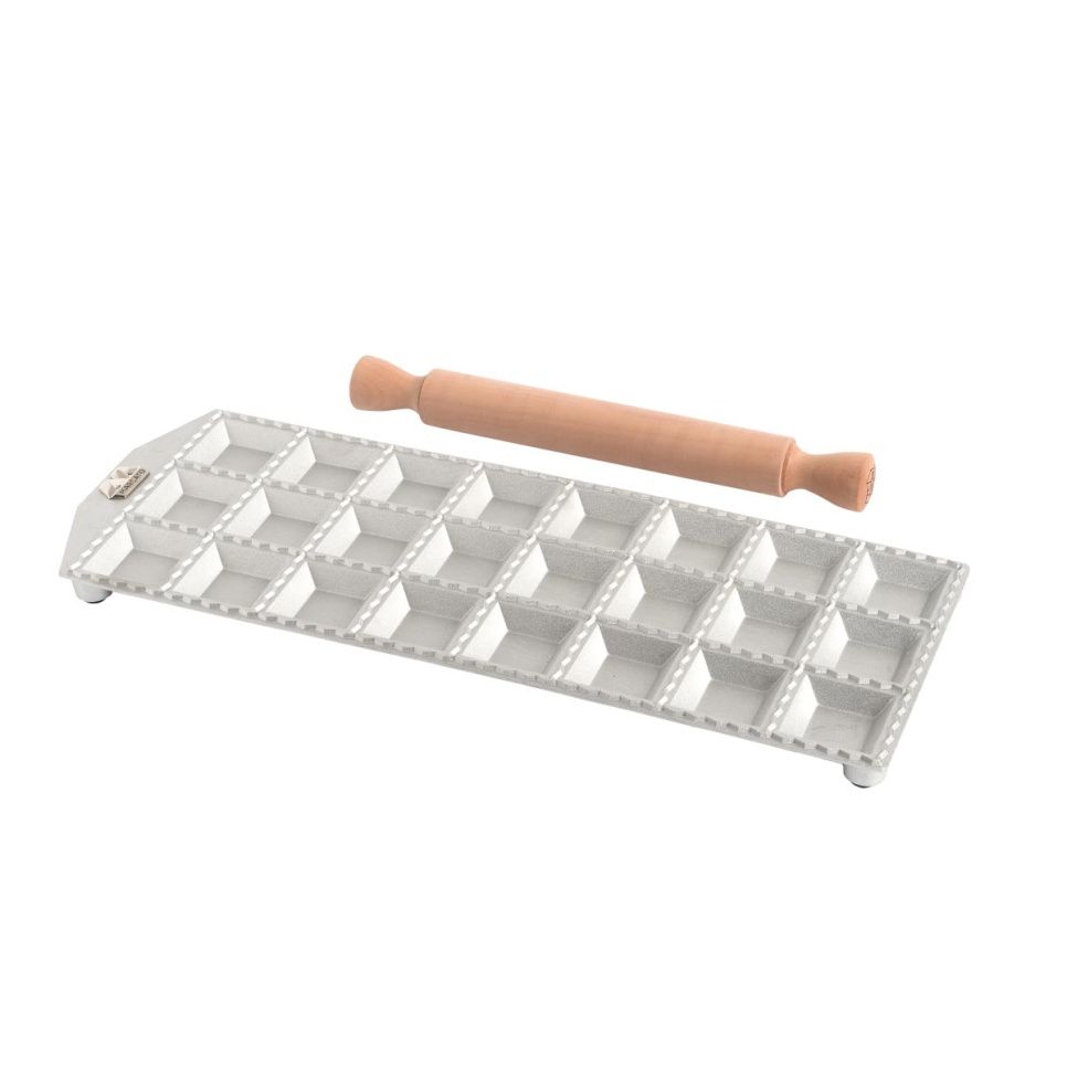 Raviolibrett, 24 mellomstore firkantede ravioli - Marcato i gruppen Kjøkkenapparater. / Andre kjøkkenapparater / Pastamaskiner hos The Kitchen Lab (1422-36479)