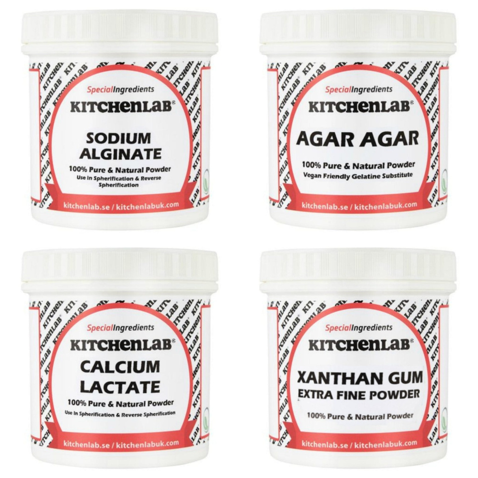 Molekylær gastronomi: Ingredienspakke - The Kitchen Lab i gruppen Matlaging / Molekylær matlaging / Startkit for molekylær gastronomi hos The Kitchen Lab (1429-12644)
