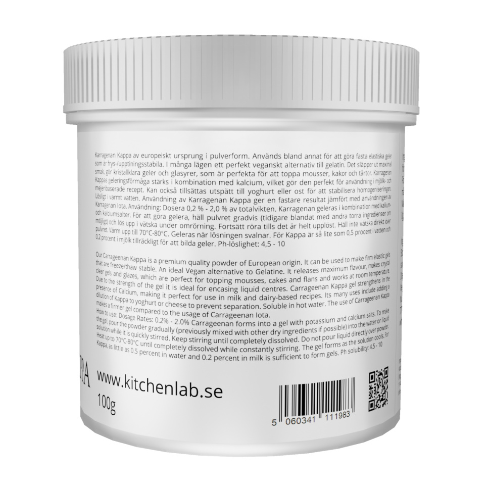 Karragenan Kappa (E407) - The Kitchen Lab Karragenan Kappa (E407) - The Kitchen Lab