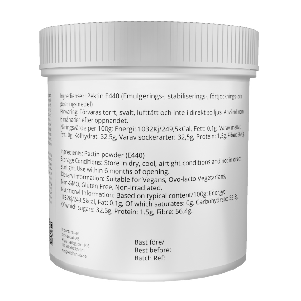 Pektin (E440) - The Kitchen Lab