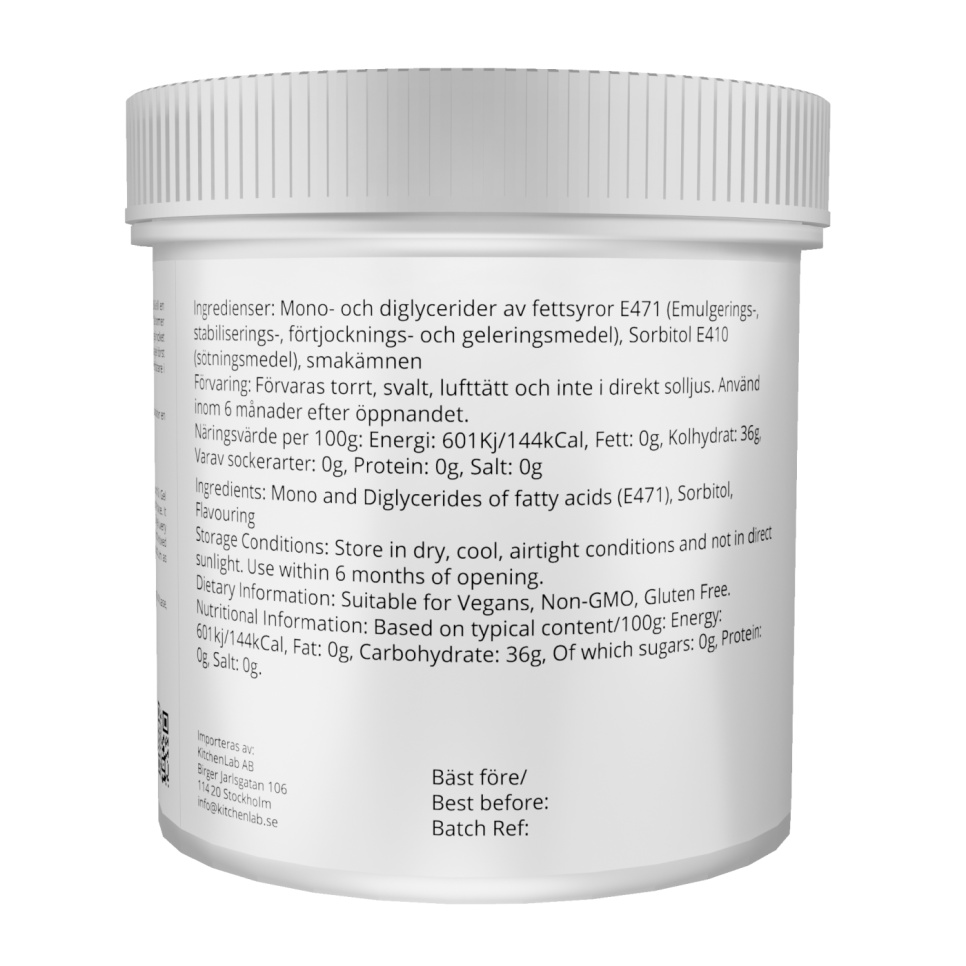 Silk Gel (E471) - The Kitchen Lab Silk Gel (E471) - The Kitchen Lab