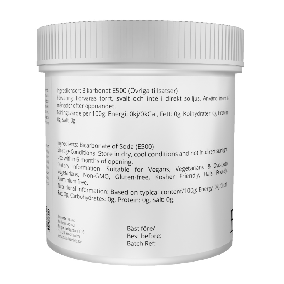 Bikarbonat (E500) - The Kitchen Lab