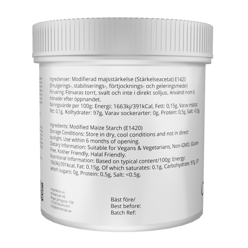 Crisp Film Pulver (E1420) - The Kitchen Lab Crisp Film Pulver (E1420) - The Kitchen Lab