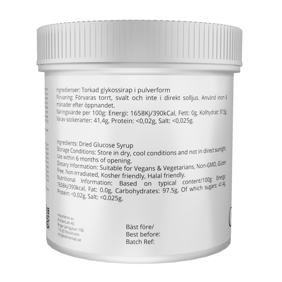 Glykosepulver, 1000 g - The Kitchen Lab