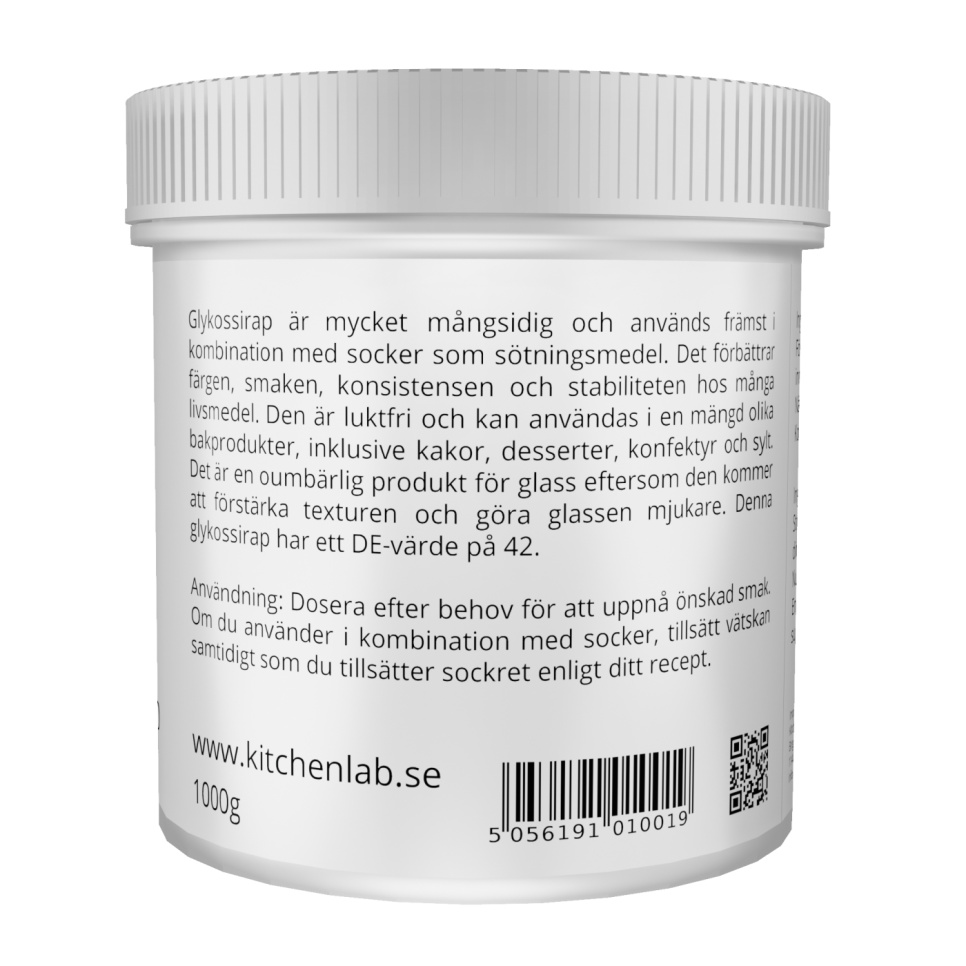 Glykosesirup - The Kitchen Lab - 1 kg Glykosesirup - The Kitchen Lab - 1 kg