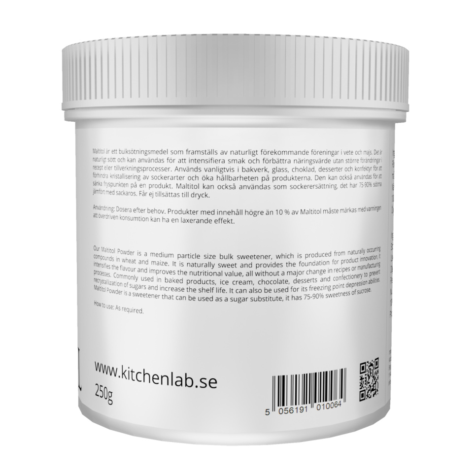 Maltitol (E965) - The Kitchen Lab - 250 g Maltitol (E965) - The Kitchen Lab - 250 g