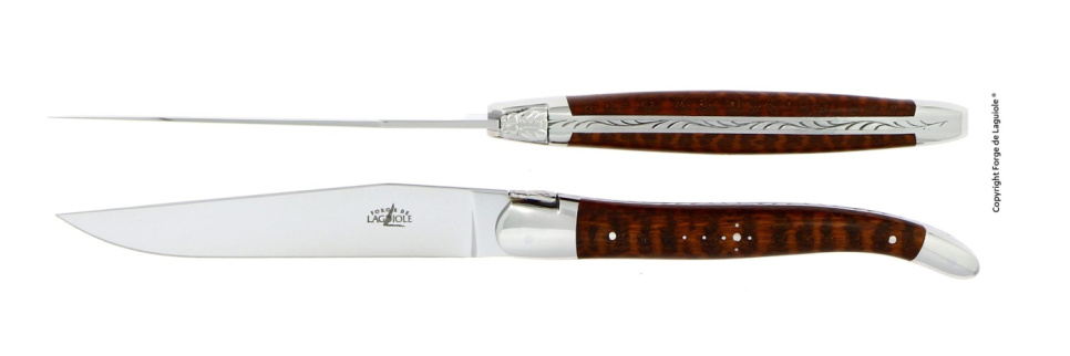 Sett med 2 spisekniver, slangetrehåndtak i gruppen Borddekking / Bestikk / Kniver hos The Kitchen Lab (1446-15865)