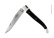 Foldekniv, 12 cm, mørkt hornskaft, polert, Tradition - Forge de Laguiole