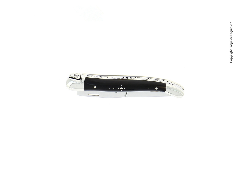 Sigarettknuser, mørkt hornhåndtak, polert - Forge de Laguiole