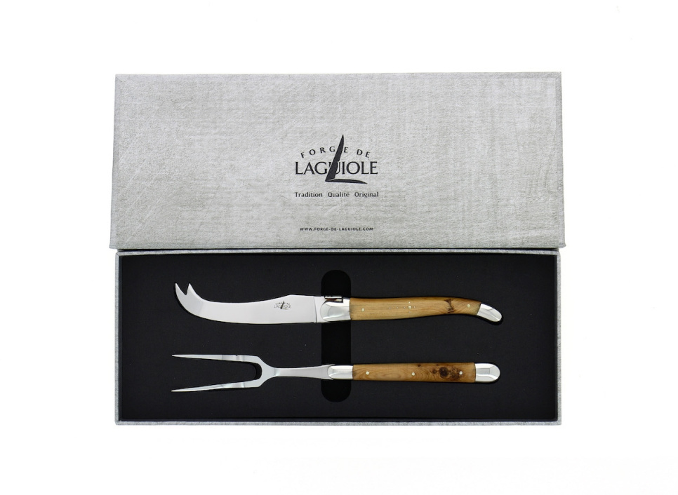 Ostesett, Håndtak av En, blank, Tradition - Forge de Laguiole