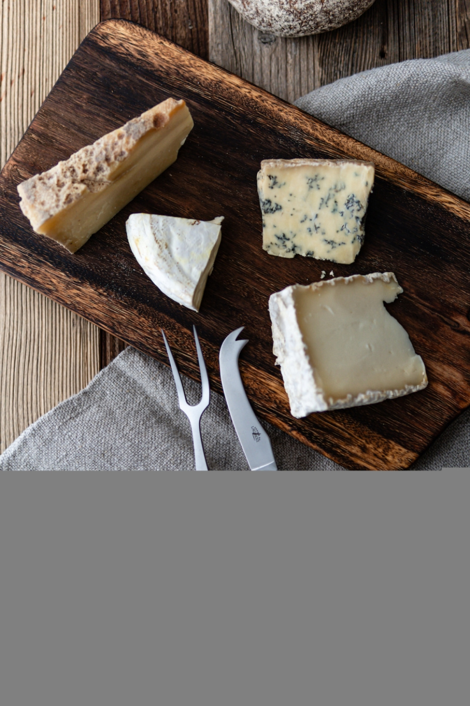 Ostesett, Håndtak av En, blank, Tradition - Forge de Laguiole