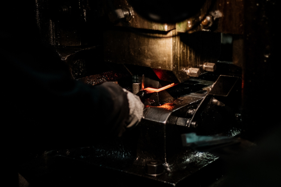 Sommelierkniv av Pistage, damascenert med dekor, Collection - Forge de Laguiole