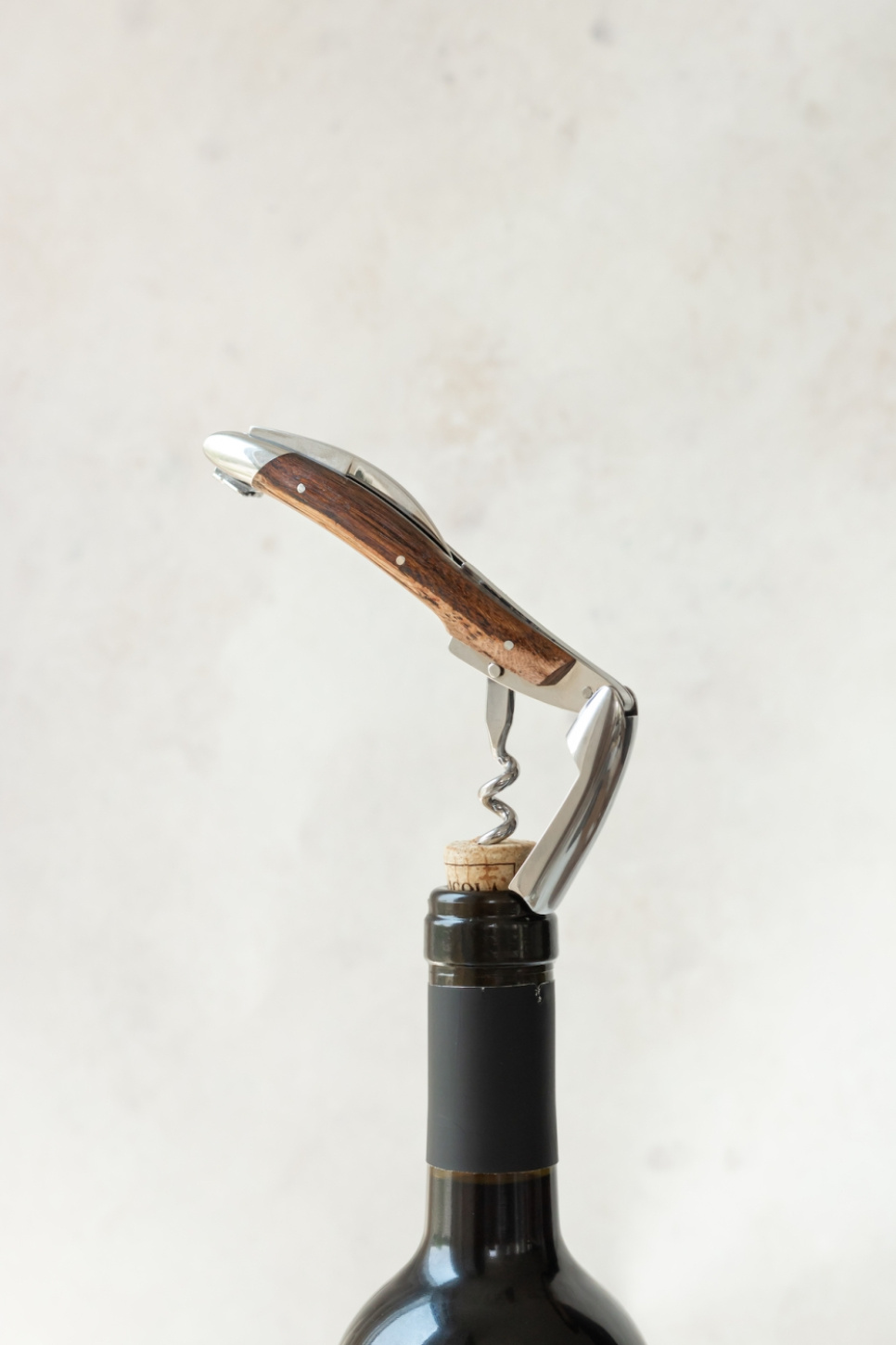 Sommelierkniv i vintre, polert, Tradition - Forge de Laguiole