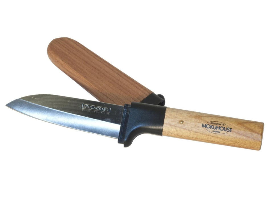 Fruktkniv Premium, 7cm, lyst tre - Suncraft