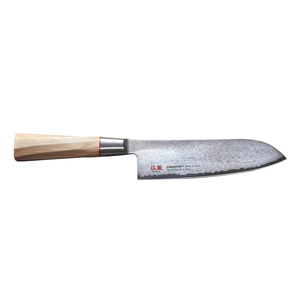 Santoku, 16,5 cm - Suncraft Swirl i gruppen Matlaging / Kjøkkenkniver / Santokukniv hos The Kitchen Lab (1450-25148)