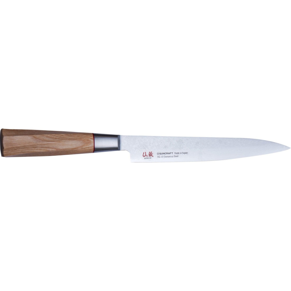Yanagiba, sashimi kniv, 21 cm - Suncraft Swirl i gruppen Matlaging / Kjøkkenkniver / Sashimikniv hos The Kitchen Lab (1450-25153)