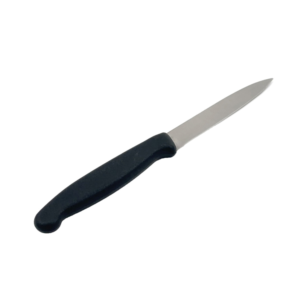 Den klassiske lille skrellkniven med svart plasthåndtak, 10 cm - The Kitchen Lab