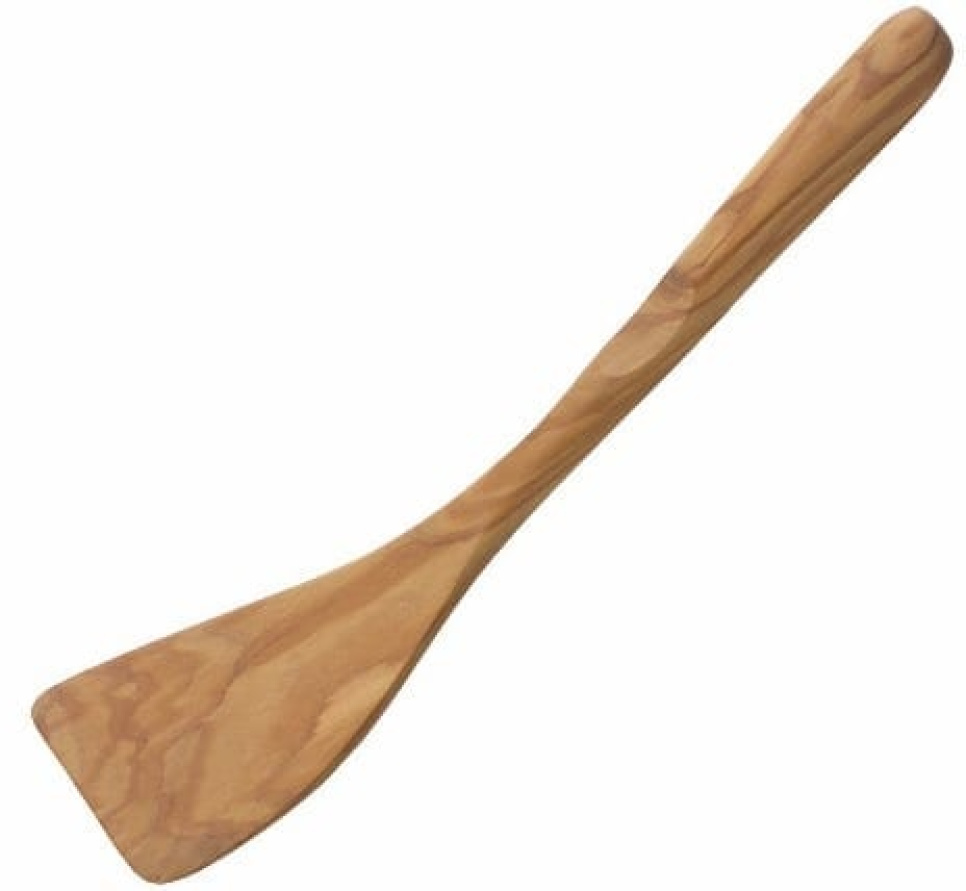 Buet stekepanne i oliventre, 27 cm - Scanwood i gruppen Matlaging / Kjøkkenutstyr / Spader og skraper hos The Kitchen Lab (1451-13288)