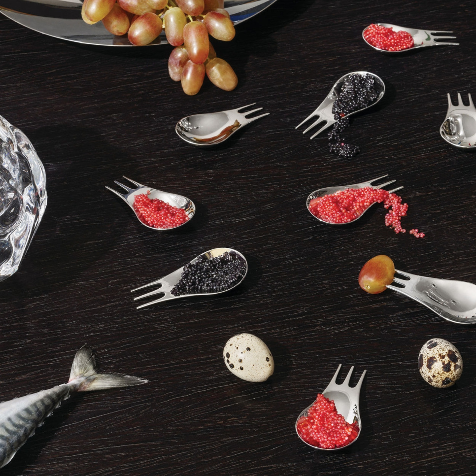 Moscardino, bestikk til snacks, tapas og aperitivo, 4-pakning - Alessi