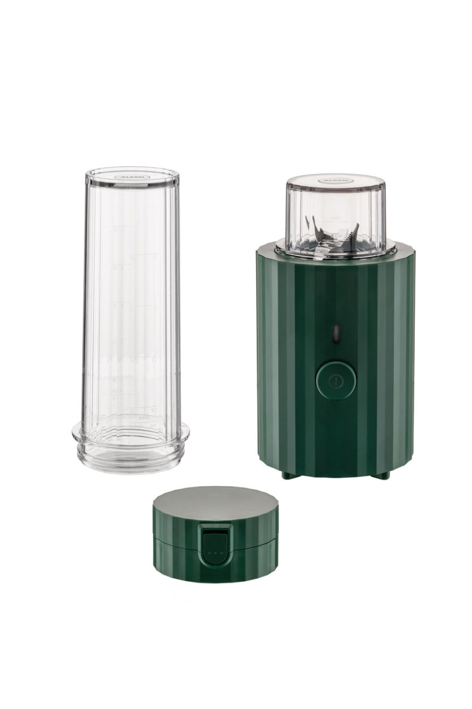 Personlig blender / mini-mikser, Plissé, grønn - Alessi i gruppen Kjøkkenapparater. / Bland og Hakk / Blendere hos The Kitchen Lab (1466-31438)