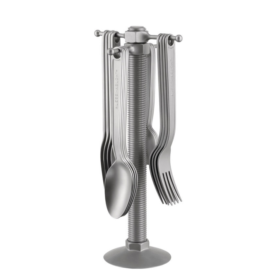 Bestikksett med 16 deler + stativ, Conversational Objects - Alessi i gruppen Borddekking / Bestikk / Bestikksett hos The Kitchen Lab (1466-36318)