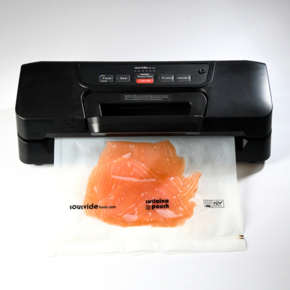 Komposterbare vakuumposer for sous vide på rull, 28 cm x 5 m - SousVideTools Komposterbare vakuumposer for sous vide på rull, 28 cm x 5 m - SousVideTools