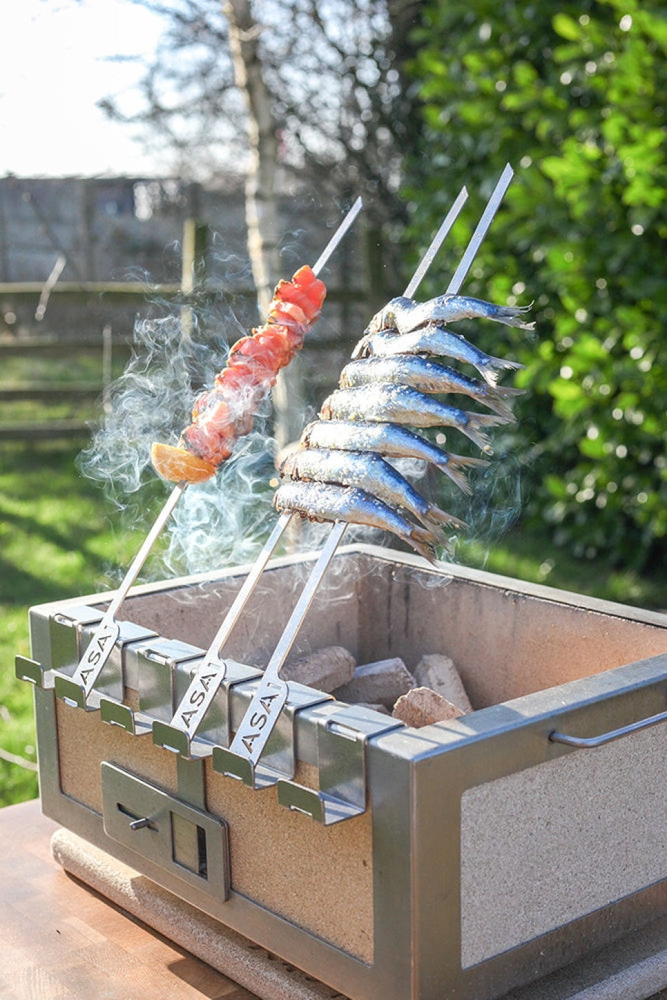 EPTO Grillspyd med braketter, 6-pakning - Kasai EPTO Grillspyd med braketter, 6-pakning - Kasai