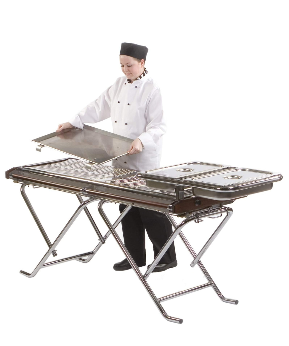 Stativ til TG160 Classic for GN-kantine, 2 x 1/1 - Cinders Stativ til TG160 Classic for GN-kantine, 2 x 1/1 - Cinders