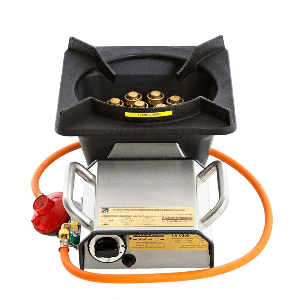 Gassbrenner, StreetWok LP20 - Cinders Gassbrenner, StreetWok LP20 - Cinders