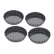 Tartelettform, nonstick, 10 cm, 4-pakning - Tala Tartelettform, nonstick, 10 cm, 4-pakning - Tala
