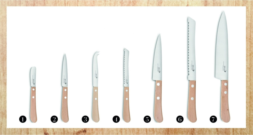 Knivblokk med 7 kniver - Déglon Knivblokk med 7 kniver - Déglon