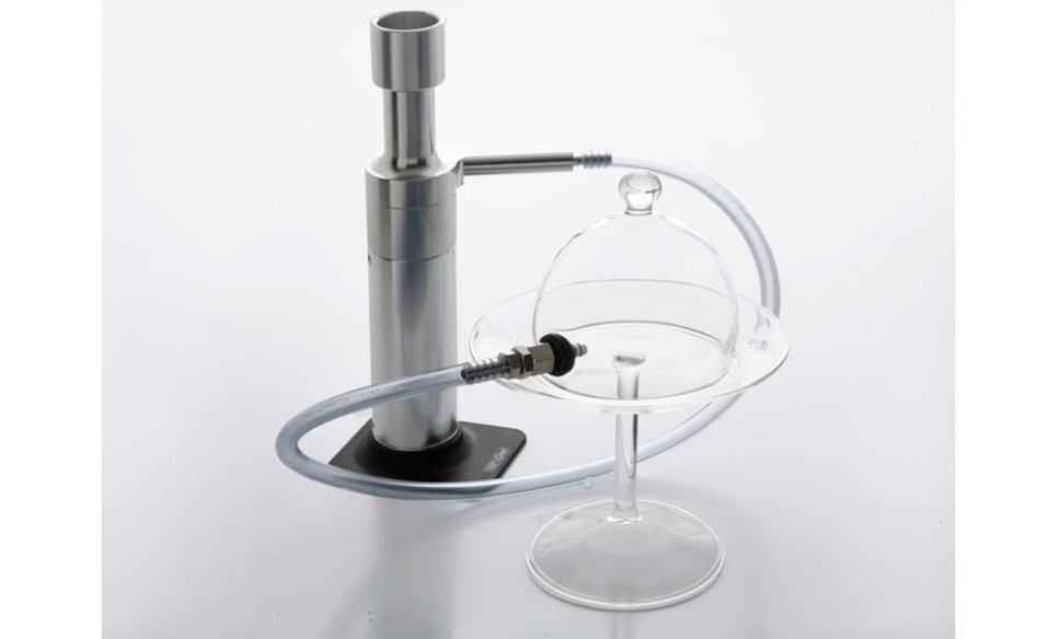 Rubi-kuppel med ventil, 9cm og glassfat på fot, 13cm - 100% Chef