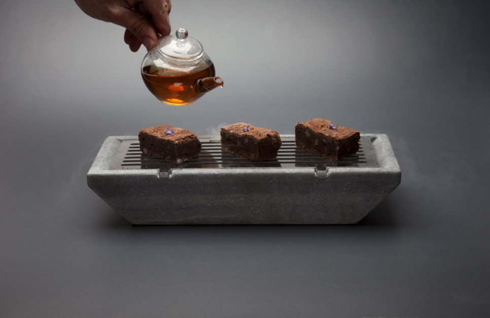 Isgrill for servering med flytende nitrogen eller kullsyreholdig is - 100% Chef