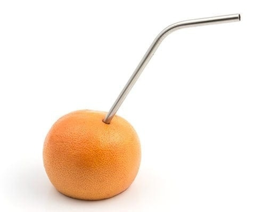 Sugerør - Sugrör - Stainless Steel Straw - 100% Chef